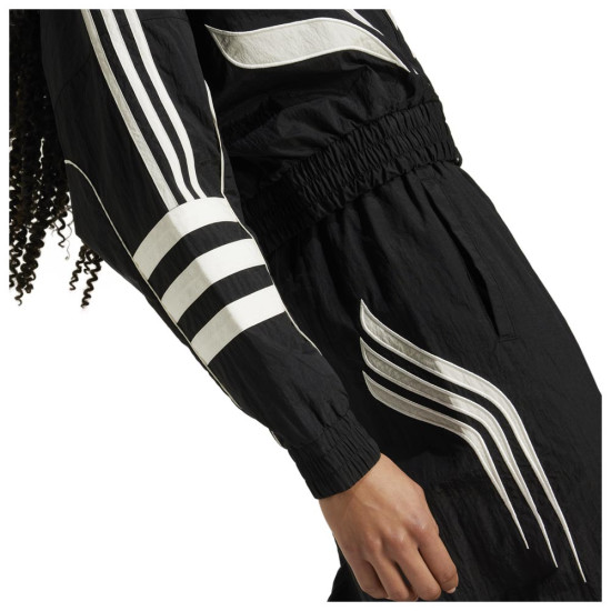Adidas Γυναικείο μπουφάν Atlanta Cut Line Loose Nylon Track Top